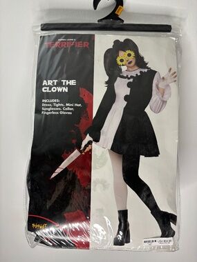 Spirit Halloween Women's Art The Clown Costume Size Adult S NWT NO GLOVES